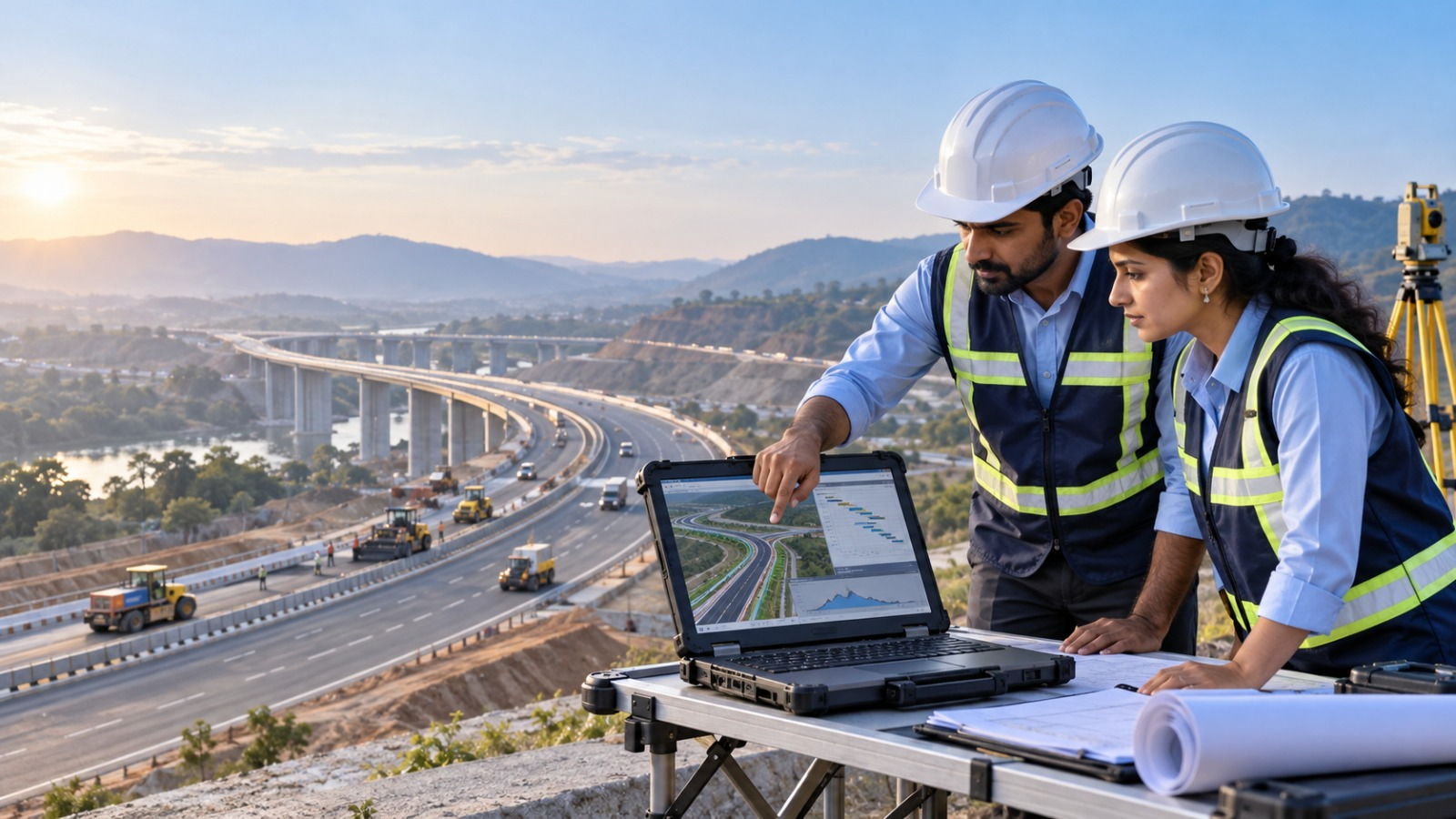 Road infrastructure planning and digital project review
